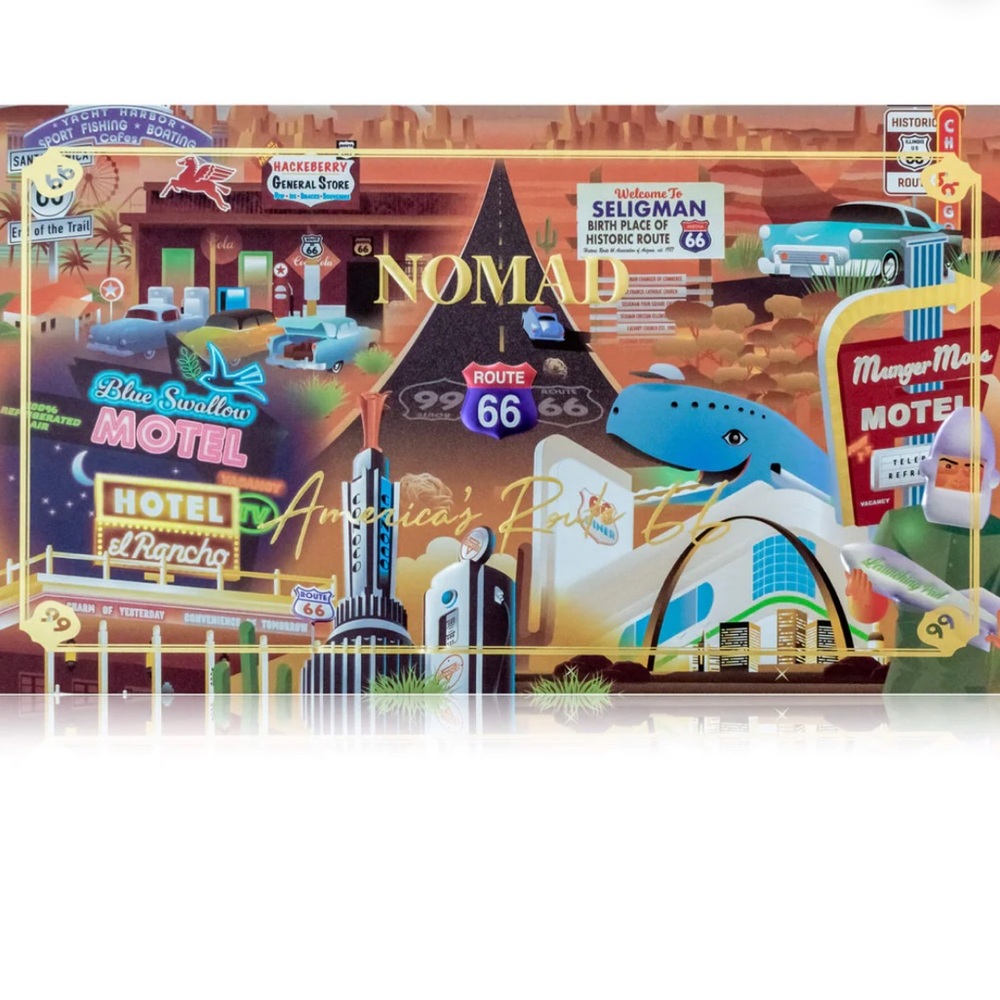 NOMAD COSMETICS “AMERICA'S ROUTE 66” INTENSE COLOR PALETTE - BNIB - Picture 9 of 9
